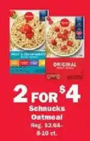 Schnucks Schnucks Oatmeal offer