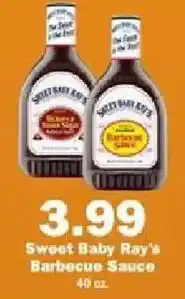 Schnucks Sweet Baby Ray's Barbecue Sauce offer