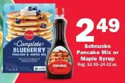 Schnucks Schnucks Pancake Mix or Maple Syrup offer
