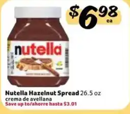 Fresco y Más Nutella Hazelnut Spread offer