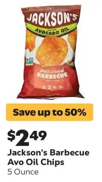 Grocery Outlet Jackson's Barbecue Avo Oil Chips offer