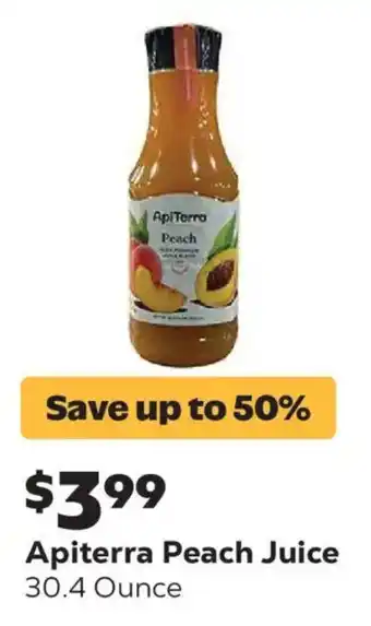 Grocery Outlet Apiterra Peach Juice offer