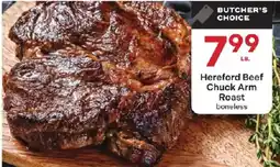 Coborn's Butcher's Choice Hereford Beef Chuck Arm Roast boneless offer