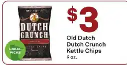 Coborn's Old Dutch Dutch Crunch Kettle Chips offer
