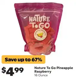Grocery Outlet Nature To Go Pineapple Raspberry offer