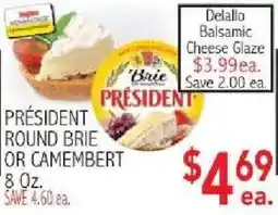 Ingles Markets President round brie or camembert offer