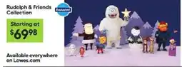 Lowe's Rudolph & Friends Collection offer