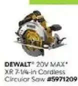Lowe's DeWalt 20v max xr 7-1/4-in cordless circular saw offer