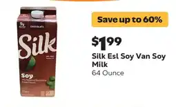 Grocery Outlet Silk soy milk offer