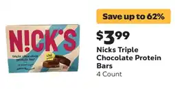Grocery Outlet Nicks Triple Chocolate Protein Bars offer