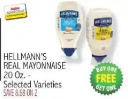Ingles Markets Hellmann's real mayonnaise offer