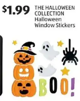Aldi The Halloween Collection Halloween Window Stickers offer