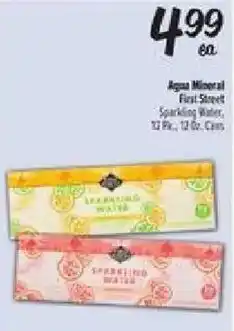 El Super Aqua Mineral First Street Sparkling Water offer