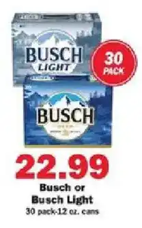 Schnucks Busch or Busch Light offer