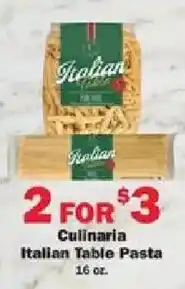 Schnucks Culinaria Italian Table Pasta offer