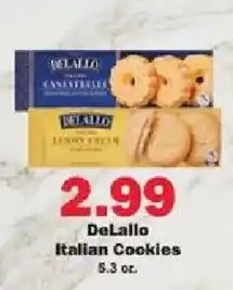 Schnucks DeLallo Italian Cookies offer