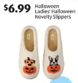 Aldi Halloween Ladies' Halloween Novelty Slippers offer