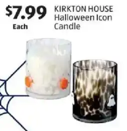 Aldi Kirkton House Halloween Icon Candle offer