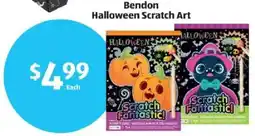 Aldi Bendon Halloween Scratch Art offer