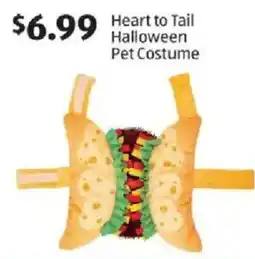Aldi Heart to Tail Halloween Pet Costume offer