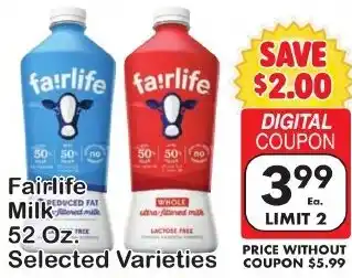 Fairplay Fairlife Milk offer