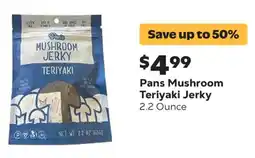 Grocery Outlet Pans Mushroom Teriyaki Jerky offer
