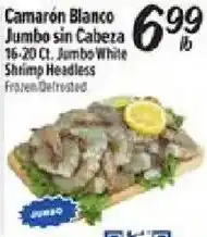 El Super Jumbo White Shrimp Headless offer