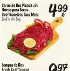 El Super Beef Boneless Taco Meat offer