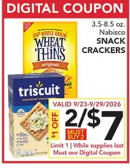 Pete's Fresh Market Nabisco SNACK CRACKERS offer