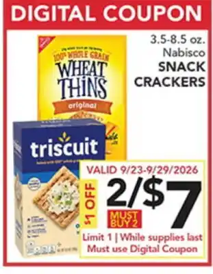 Pete's Fresh Market Nabisco SNACK CRACKERS offer