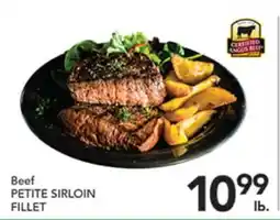 Pete's Fresh Market Beef PETITE SIRLOIN FILLET offer