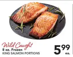 Pete's Fresh Market Wild Caught KING SALMON PORTIONS offer