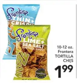 Pete's Fresh Market 10-12 oz. Frontera TORTILLA CHIPS offer