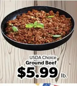 Living Fresh Market USDA Choice Ground Beef offer