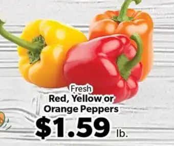 Living Fresh Market Fresh Red, Yellow or Orange Peppers offer