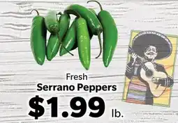 Living Fresh Market Fresh Serrano Peppers offer