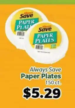 Living Fresh Market Always Save Paper Plates offer