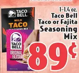 Eurofresh Market Taco Bell Taco or Fajita Seasoning Mix offer