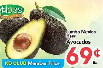 Eurofresh Market Jumbo Mexico Hass Avocados offer