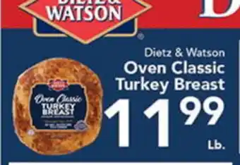Eurofresh Market Dietz & Watson Oven Classic Turkey Breast offer