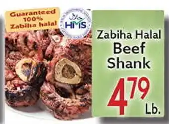 World Fresh Market Zabiha Halal Beef Shank offer