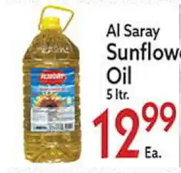 World Fresh Market Al Saray Sunflower Oil offer