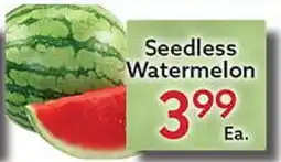 World Fresh Market Seedless Watermelon offer