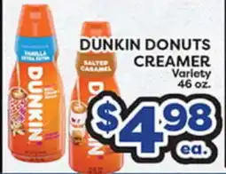 Torres Supermercado DUNKIN DONUTS CREAMER offer