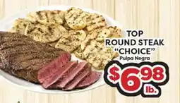 Torres Supermercado TOP ROUND STEAK CHOICE offer