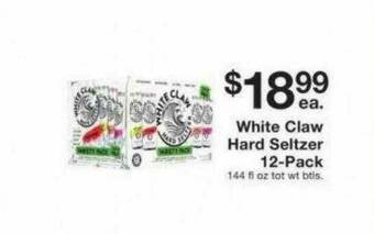 Fairway Store Market White Claw Hard Seltzer 12-Pack offer