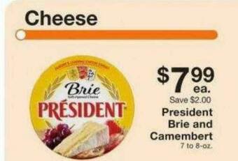 Fairway Store Market President Brie And Camembert offer