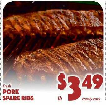 The Food Emporium Pork Spare Ribs offer