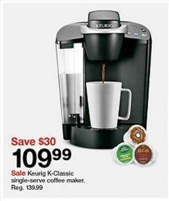Target Keurig K-classic Single-serve Coffee Maker offer