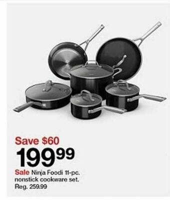 Target Ninja Foodi 11-pc Nonstick Cookware Set offer